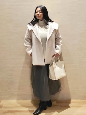 ちぃさん(レディース・153cm)の冬コーディネート