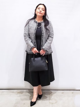 「アイテム（その他ヘアアクセサリー、ブルー系）」を使った、ちぃさん（レディース・153cm）の冬コーディネート