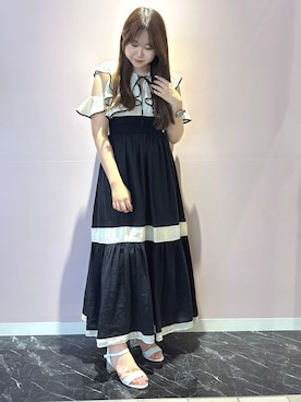 「ESPERANZA（エスペランサ）のアイテム」を使った、neinaさん（レディース・153cm）の夏コーディネート