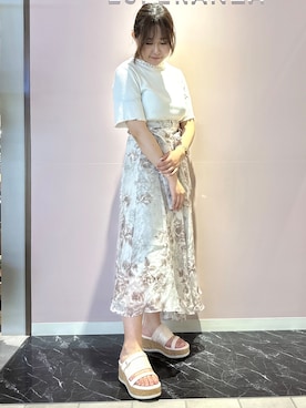 「ESPERANZA（エスペランサ）のアイテム」を使った、neinaさん（レディース・153cm）の夏コーディネート