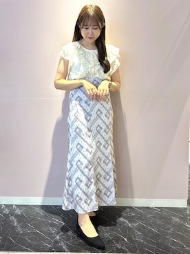 「ESPERANZA（エスペランサ）のアイテム」を使った、neinaさん（レディース・153cm）の夏コーディネート