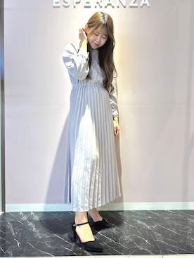 「ESPERANZA（エスペランサ）のアイテム」を使った、neinaさん（レディース・153cm）の秋コーディネート