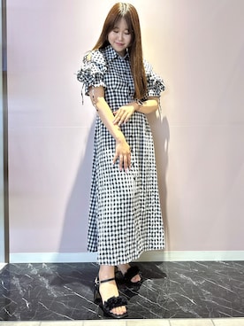 「ESPERANZA（エスペランサ）のアイテム」を使った、neinaさん（レディース・153cm）の夏コーディネート