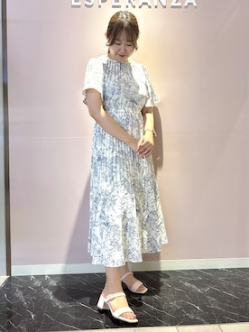 「ESPERANZA（エスペランサ）のアイテム」を使った、neinaさん（レディース・153cm）の秋コーディネート