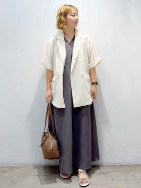 sumicaさん（レディース・157cm）の夏コーディネート