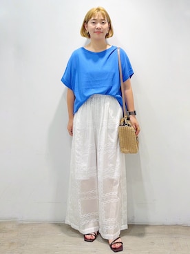 sumicaさん（レディース・157cm）の夏コーディネート
