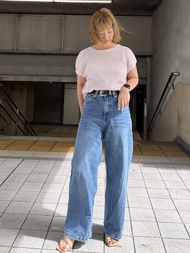 「OPAQUE.CLIP（オペークドットクリップ）のアイテム」を使った、sumicaさん（レディース・157cm）の夏コーディネート