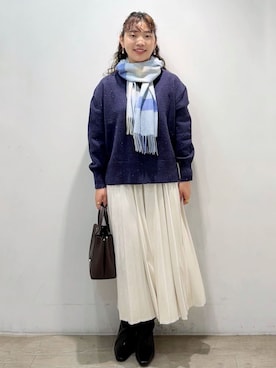 「Modify（モディファイ）のアイテム」を使った、sumicaさん（レディース・157cm）の冬コーディネート