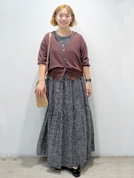 「オーガニックコットン」｜sumicaさん（レディース・157cm）の夏コーディネート