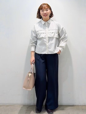 「HusHusH（ハッシュアッシュ）のアイテム」を使った、sumicaさん（レディース・157cm）の春コーディネート