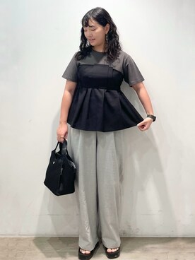 sumicaさん（レディース・157cm）の夏コーディネート