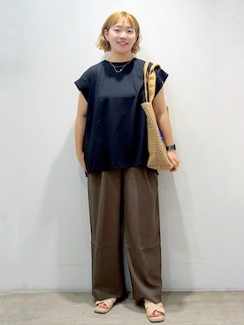 sumicaさん（レディース・157cm）の夏コーディネート