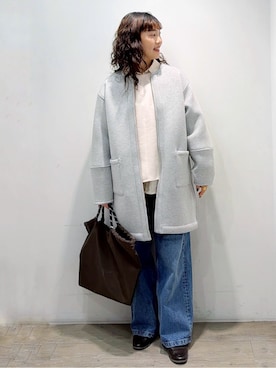 「UNTITLED（アンタイトル）のアイテム（ワンピース/ドレス）」を使った、sumicaさん（レディース・157cm）の冬コーディネート