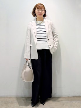 「OPAQUE.CLIP（オペークドットクリップ）のアイテム」を使った、sumicaさん（レディース・157cm）の春コーディネート