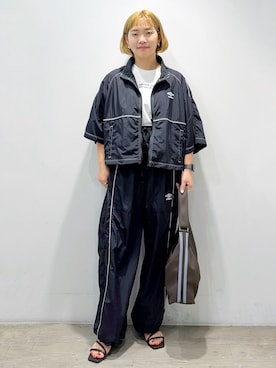 「UMBRO（アンブロ）のアイテム」を使った、sumicaさん（レディース・157cm）の夏コーディネート