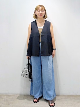sumicaさん（レディース・157cm）の夏コーディネート