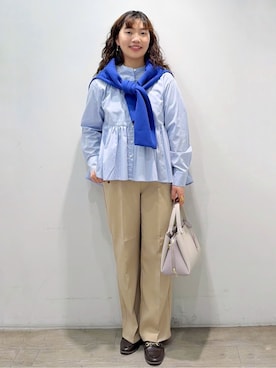 「UNTITLED（アンタイトル）のアイテム（ワンピース/ドレス）」を使った、sumicaさん（レディース・157cm）の冬コーディネート