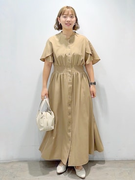 「OPAQUE.CLIP（オペークドットクリップ）のアイテム」を使った、sumicaさん（レディース・157cm）の夏コーディネート