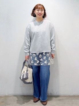 「UNTITLED（アンタイトル）のアイテム（ワンピース/ドレス）」を使った、sumicaさん（レディース・157cm）の春コーディネート