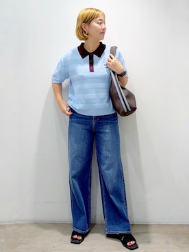 「UMBRO（アンブロ）のアイテム」を使った、sumicaさん（レディース・157cm）の夏コーディネート