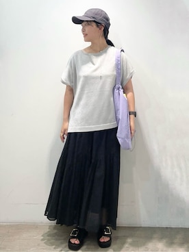 sumicaさん（レディース・157cm）の夏コーディネート