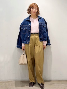 「INDIVI（インディヴィ）のアイテム」を使った、sumicaさん（レディース・157cm）の春コーディネート