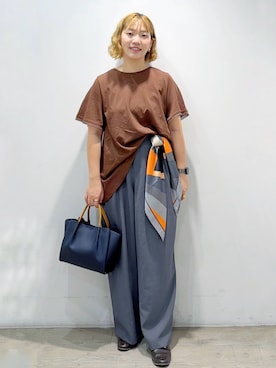 sumicaさん（レディース・157cm）の夏コーディネート
