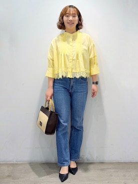 「OPAQUE.CLIP（オペークドットクリップ）のアイテム」を使った、sumicaさん（レディース・157cm）の春コーディネート