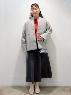sumicaさん（レディース・157cm）の冬コーディネート