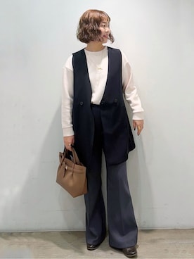 「UNTITLED（アンタイトル）のアイテム（ワンピース/ドレス）」を使った、sumicaさん（レディース・157cm）の春コーディネート