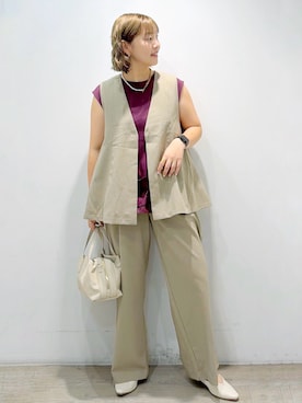 sumicaさん（レディース・157cm）の夏コーディネート