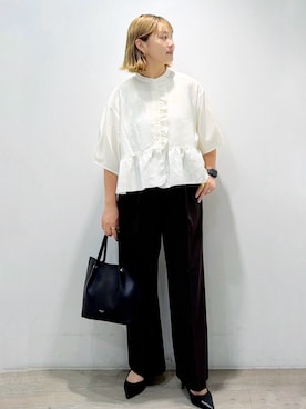 「シンプル・ベーシック」｜sumicaさん（レディース・157cm）の秋コーディネート