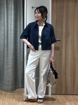 「grove（グローブ）のアイテム」を使った、よっしーさん（レディース・155cm）の春コーディネート