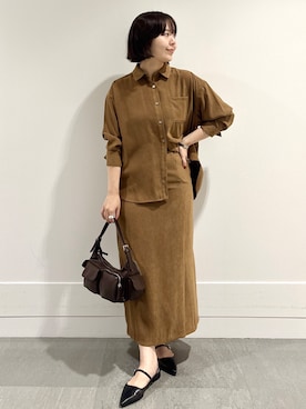 モエカさん（レディース・156cm）の秋コーディネート
