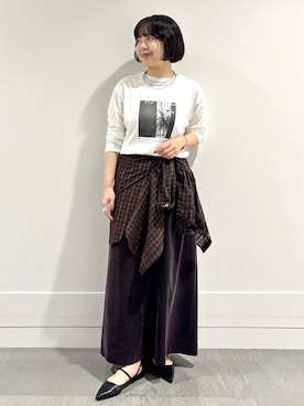 モエカさん(レディース・156cm)の秋コーディネート