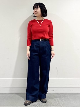 モエカさん(レディース・156cm)の春コーディネート