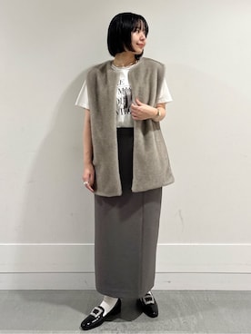 モエカさん(レディース・156cm)の秋コーディネート