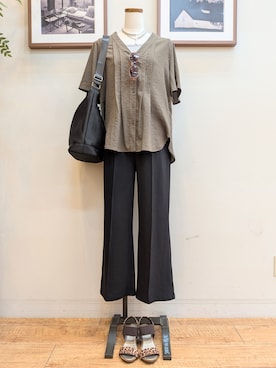 うっちーさん(レディース・154cm)の夏コーディネート
