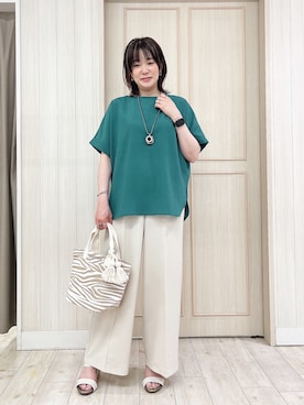 kaneさん（レディース・158cm）の夏コーディネート