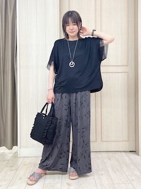 kaneさん（レディース・158cm）の夏コーディネート