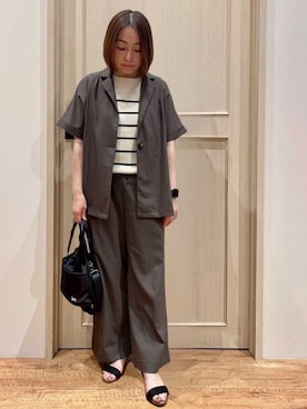 「Lee（リー）のアイテム（バッグ）」を使った、fukuiさん（レディース・157cm）の夏コーディネート