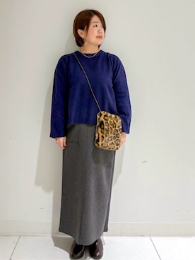 michiさん(レディース・154cm)の冬コーディネート
