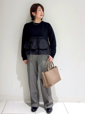 michiさん（レディース・154cm）の冬コーディネート