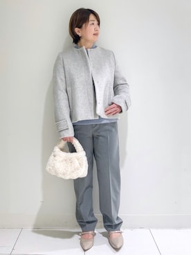 michiさん(レディース・154cm)の冬コーディネート