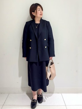 「index（インデックス）のアイテム（バッグ）」を使った、michiさん（レディース・154cm）の冬コーディネート