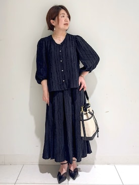 「SOUP（スープ）のアイテム」を使った、michiさん（レディース・154cm）の春コーディネート