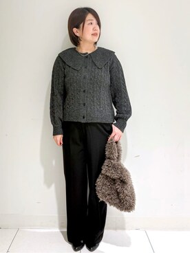 michiさん（レディース・154cm）の冬コーディネート