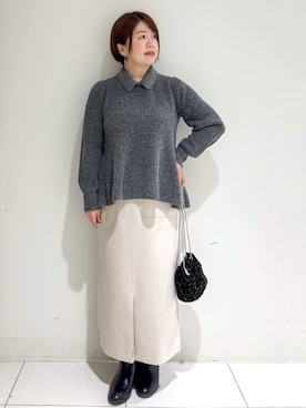 michiさん(レディース・154cm)の冬コーディネート