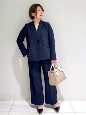 「index（インデックス）のアイテム（バッグ）」を使った、michiさん（レディース・154cm）の春コーディネート