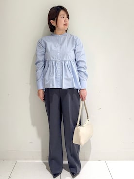 「UNTITLED（アンタイトル）のアイテム（ワンピース/ドレス）」を使った、michiさん（レディース・154cm）の春コーディネート